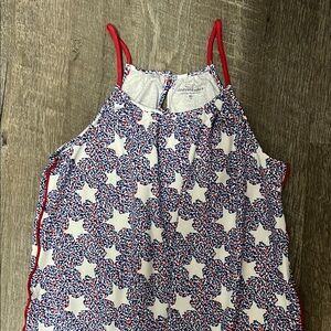 Vineyard Vines Red, White, and Blue Star Patterned Dress